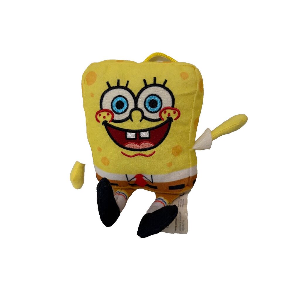 Spongebob Squarepants Plush Stuffed Animal Yellow 6" Nickelodeon
